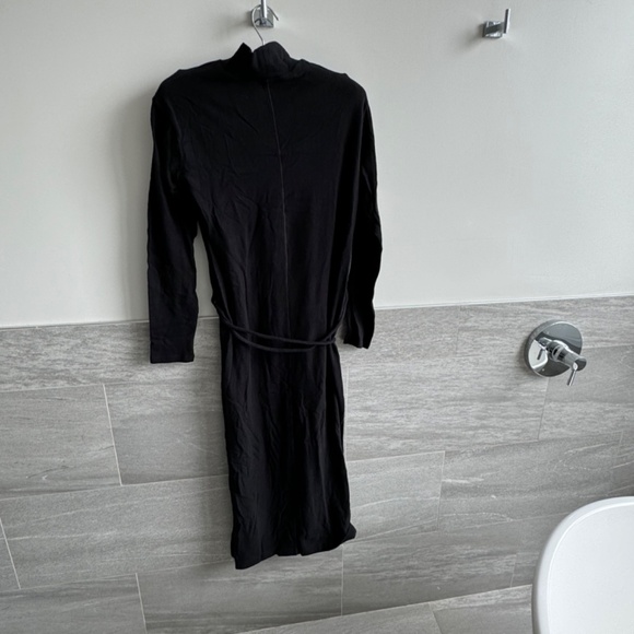 Vince black  long sleeve turtleneck dress - Picture 1 of 9